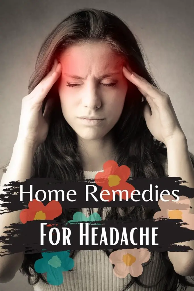 natural home remedies for headache

